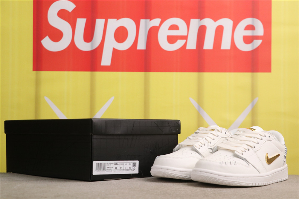 US$31 Air Jordan 1 Low Methor of Make FN5032-100 纯白小金钩 Size 36-47.5