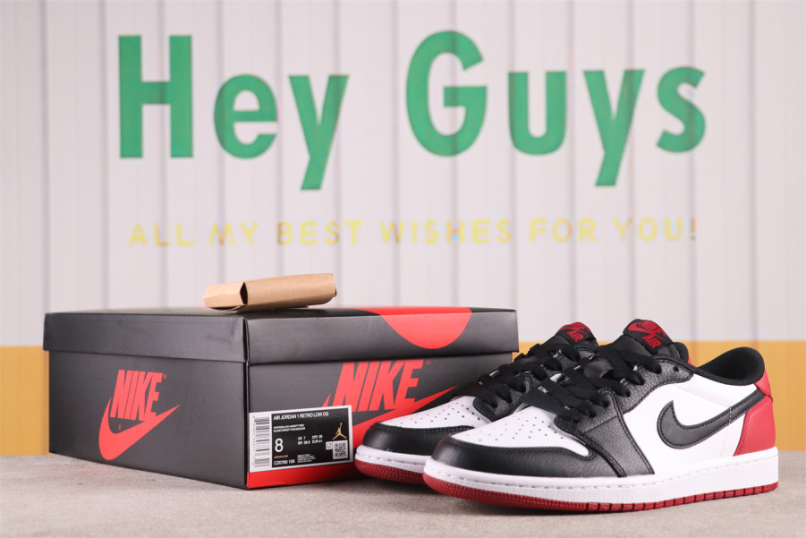 US$31 Air Jordan 1 Low OG Black Toe CZ0790-106 EU Size 40-47.5 US$31 Air Jordan 1 Low OG Black Toe CZ0790-106 EU Size 40-47.5