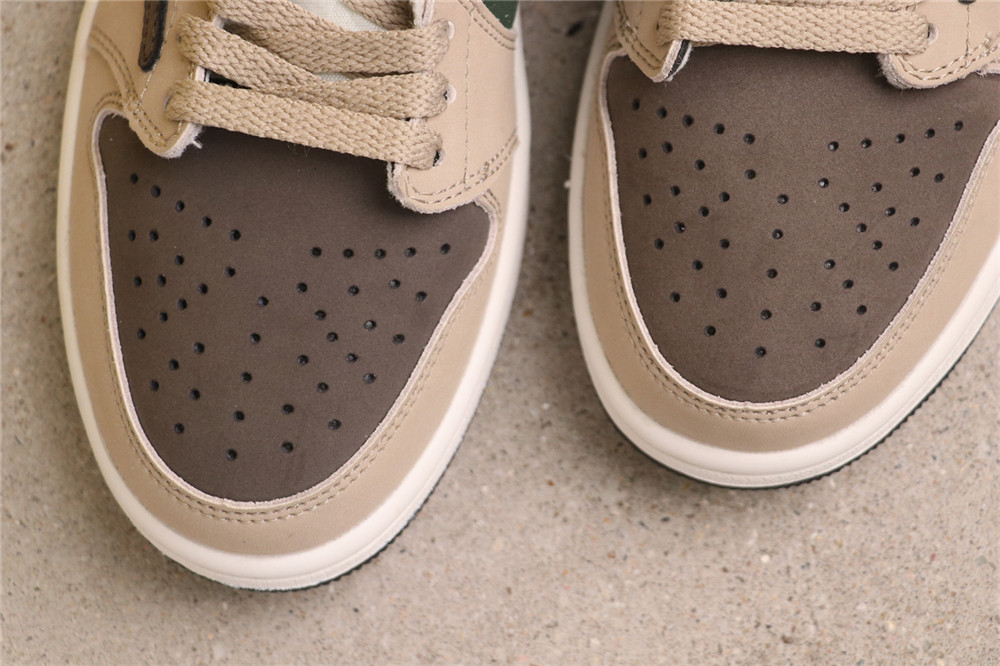 US$31 Air Jordan 1 Low SE DM7866-817 棕绿 Size 36-46（36 36.5 37.5 38 38.5 39 40 40.5 41 42 42.5 43 44