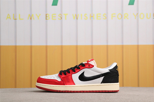 US$31 Trophy Room x Air Jordan 1 Low OG FN0432-100 丝绸芝加哥 Size 36-46 则