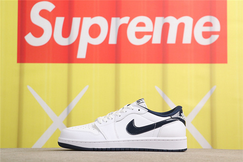 US$35 Air Jordan 1 Low ’85 Metallic Navy FB9933-141 金属蓝 Size 36-46