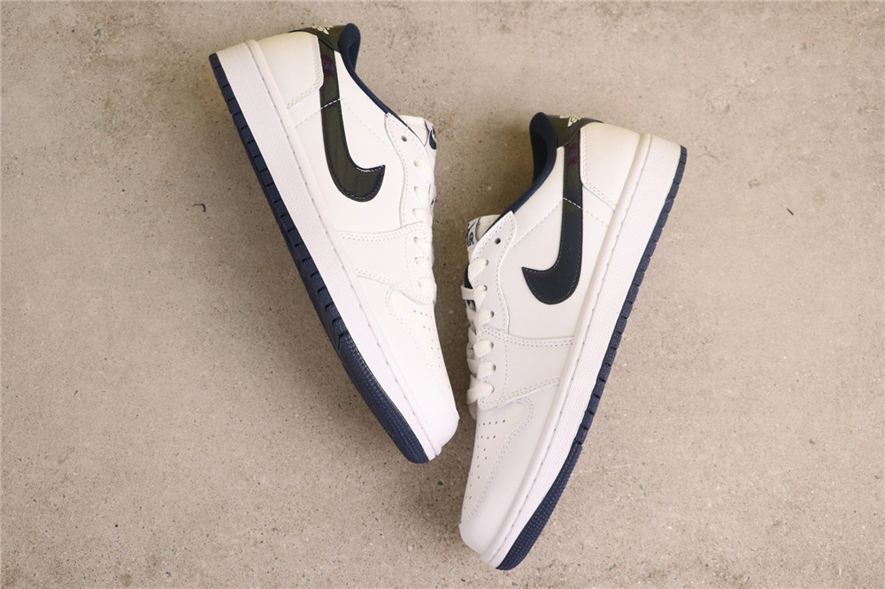 US$35 Air Jordan 1 Low ’85 Metallic Navy FB9933-141 金属蓝 Size 36-46