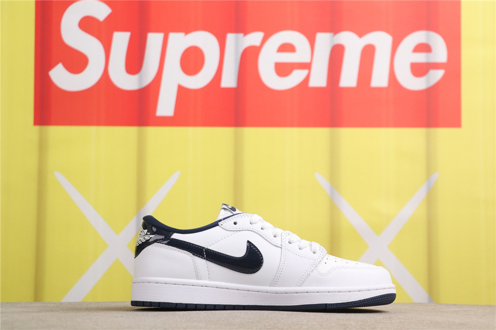 US$35 Air Jordan 1 Low ’85 Metallic Navy FB9933-141 金属蓝 Size 36-46