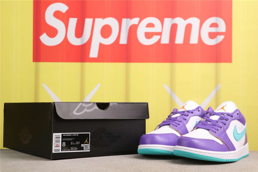 US$35 Air Jordan 1 Low PSYCHIC PURPLE HJ9013-550 精神紫 Size 36-46