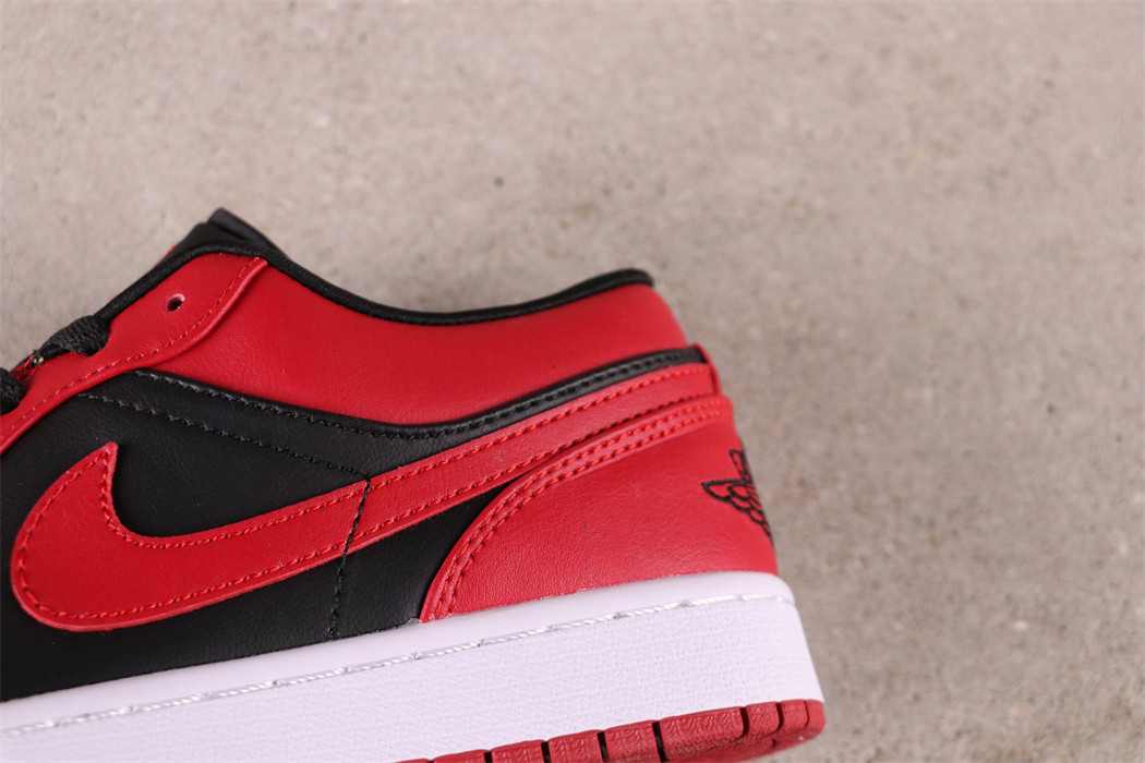 US$40 Air Jordan 1 Low Black Toe Sku 553558-606 Size 36-46