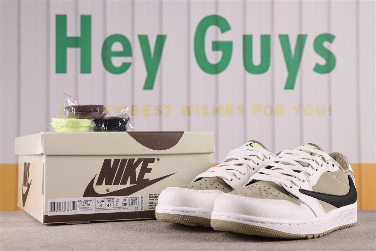 US$40 Travis Scott x Air Jordan 1 Low FZ3124-200 Size 36-46