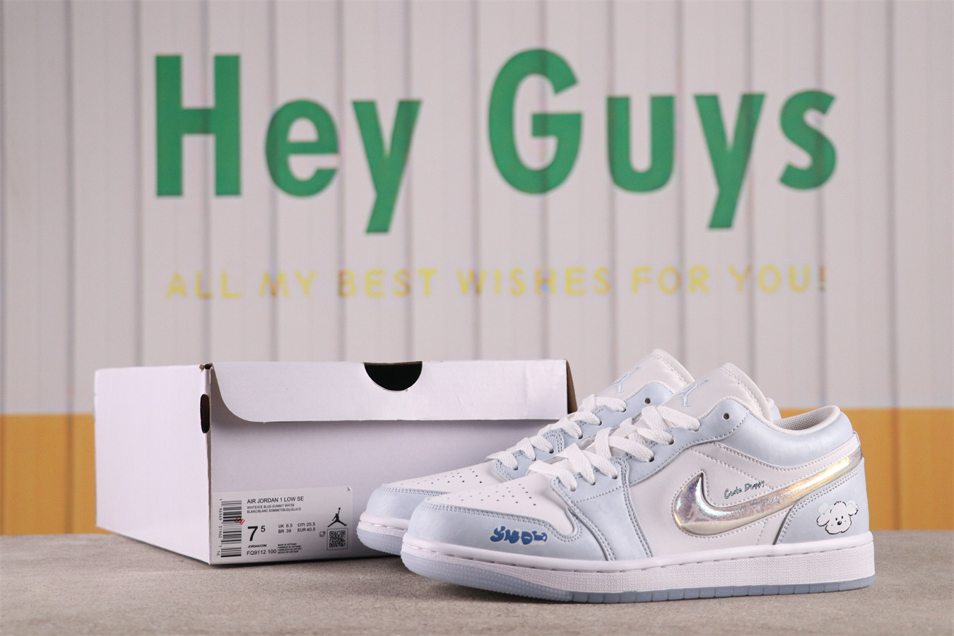 US$44 Air Jordan 1 LOW SE FQ9112-100 Size 36-46