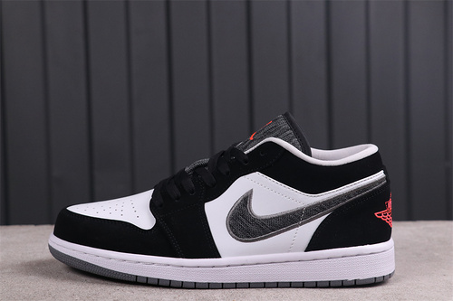 US$44 Air Jordan 1 Low  Canvas Swoosh 553558-029  Size 36-46
