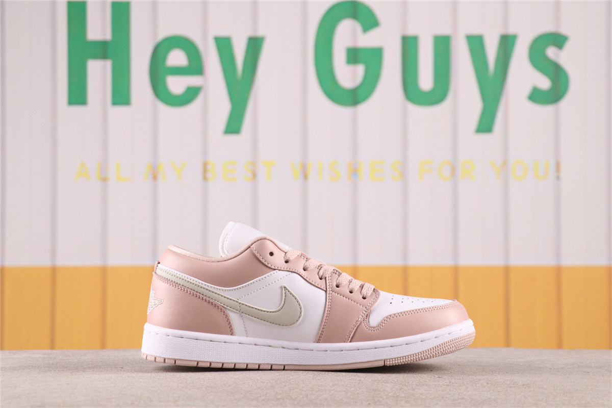US$44 Air Jordan 1 Low DC0774-120 白粉 Size 36-46