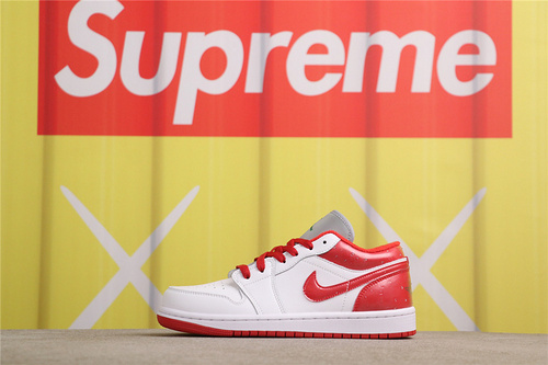 US$44 Air Jordan 1 Low FQ1935-018 白红 Size 36-46（36 36.5 37.5 38 38.5 39 40.5 41 42 42.5 43 44 44.5
