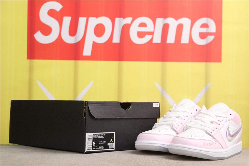 US$44 Air Jordan 1 Low SE FQ9112-100 密莓圣兔 Size 36-40（36 36.5 37.5 38 38.5 39 40 ）