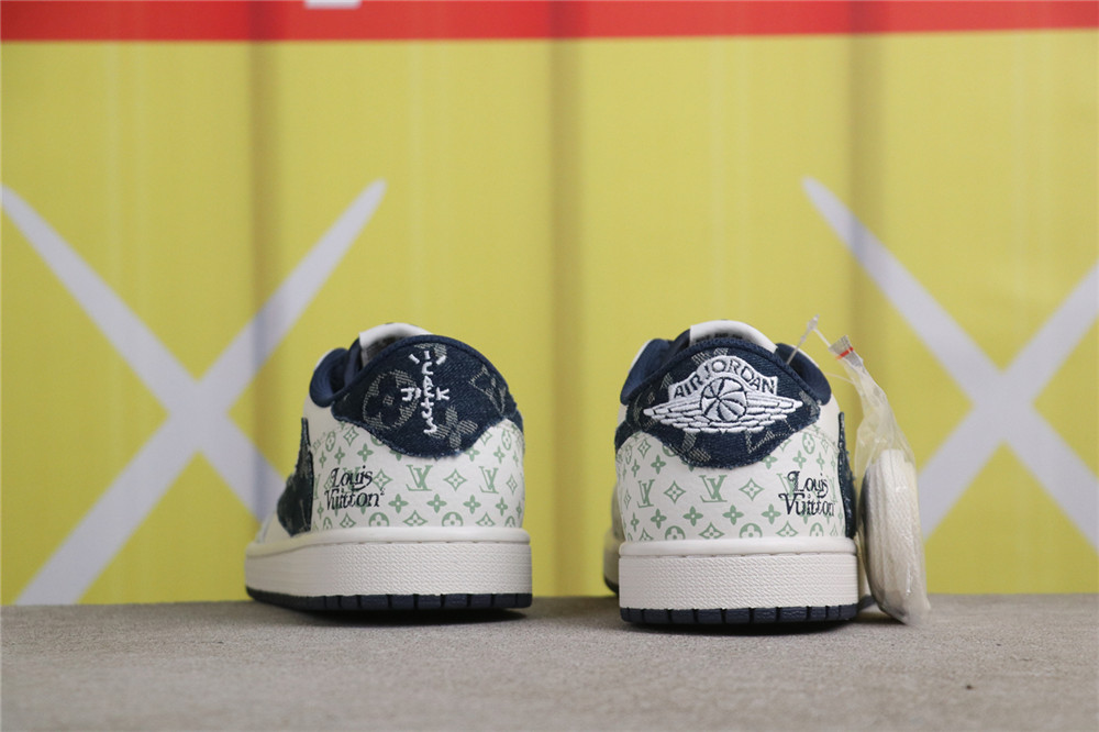 US$44 Air Jordan Travis Scott x Air Jordan 1 Low OG SP SJ2068-004 LV白蓝牛仔 Size 35.5-47.5 US$44 Air Jordan Travis Scott x Air Jordan 1 Low OG SP SJ2068-004 LV白蓝牛仔 Size 35.5-47.5