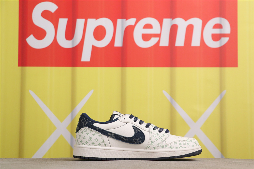 US$44 Air Jordan Travis Scott x Air Jordan 1 Low OG SP SJ2068-004 LV白蓝牛仔 Size 35.5-47.5 US$44 Air Jordan Travis Scott x Air Jordan 1 Low OG SP SJ2068-004 LV白蓝牛仔 Size 35.5-47.5