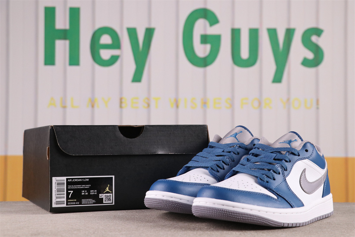 US$48 Air Jordan 1 Low 553558-412 Size 36-46