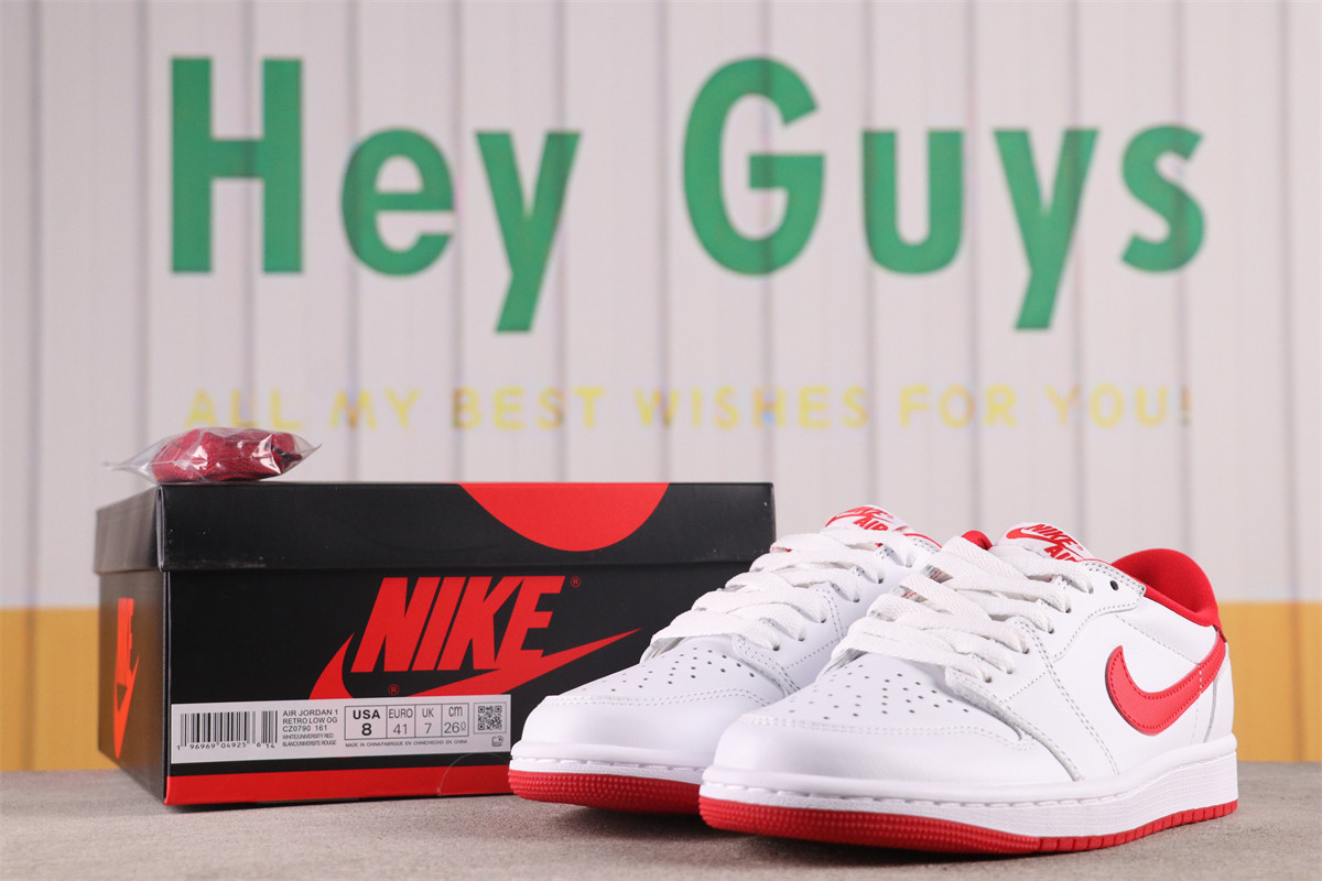US$53 Air Jordan 1 Low University Red CZ0790-161 Size 40-47.5