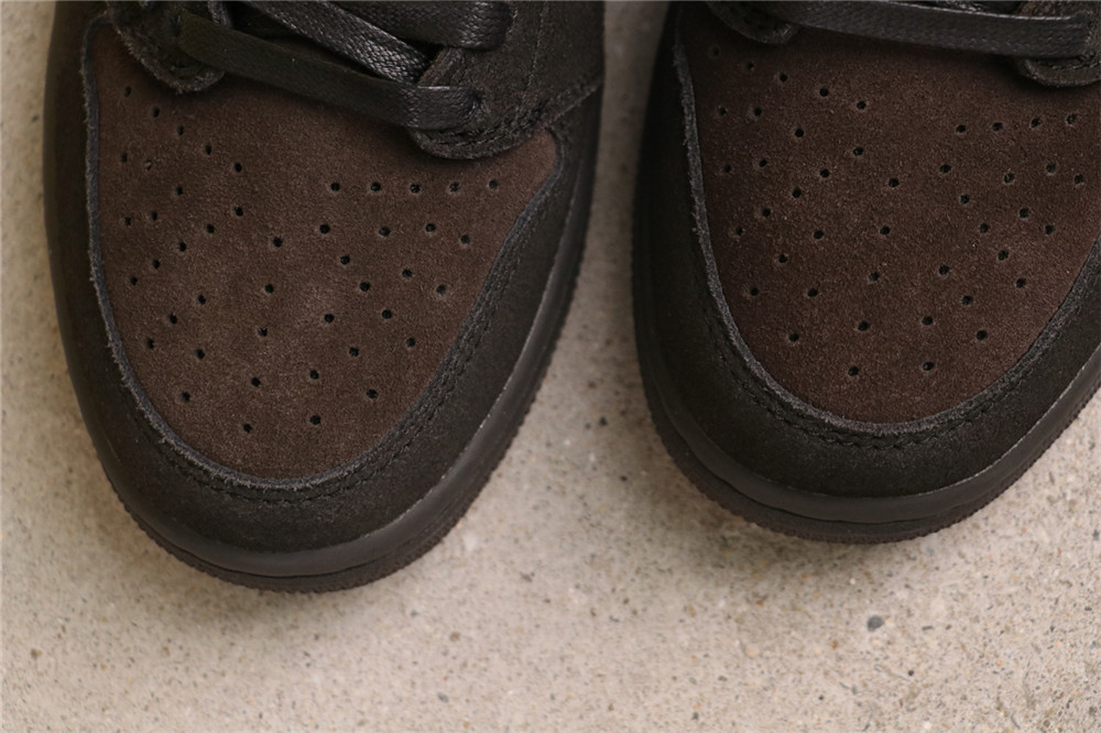 US$53 Air Jordan Travis Scott x Air Jordan 1 Low OG Velvet Brown DM7866-202 深咖色 Size 36-47.5