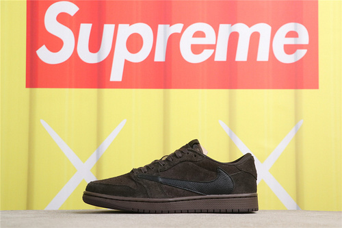 US$75 Air Jordan Travis Scott x Air Jordan 1 Low OGDM7866-202 深咖色 Size 36-48.5