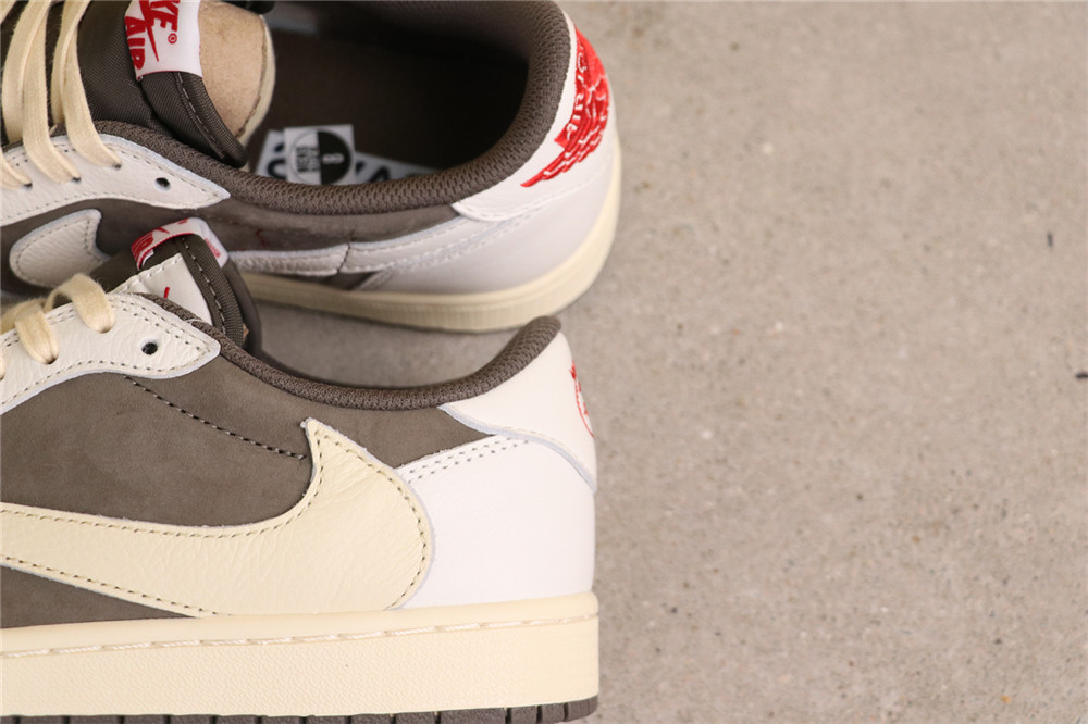 US$79 Air Jordan Travis Scott x Air Jordan 1 Low OG Reverse Mocha DM7866-162 Size 36-47.5
