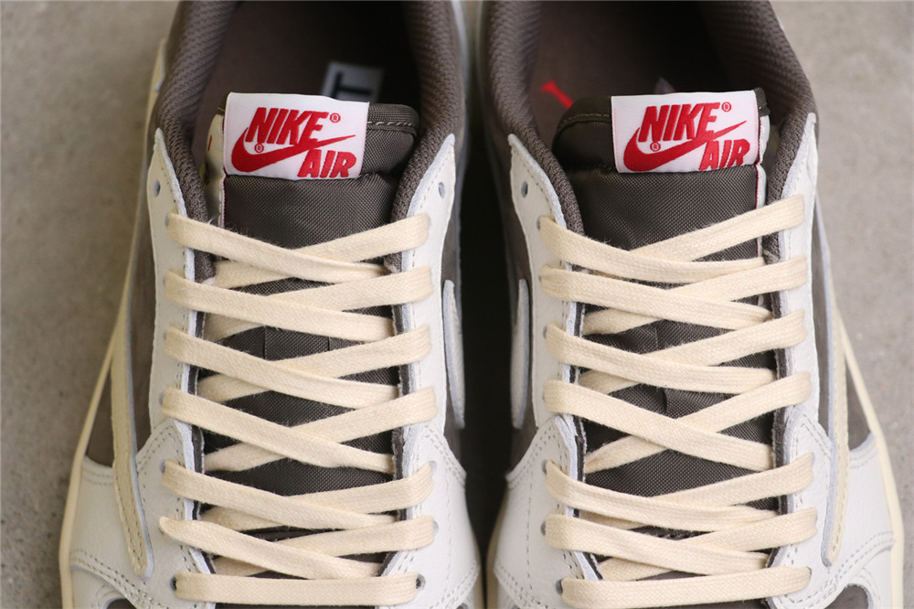 US$79 Air Jordan Travis Scott x Air Jordan 1 Low OG Reverse Mocha DM7866-162 Size 36-47.5
