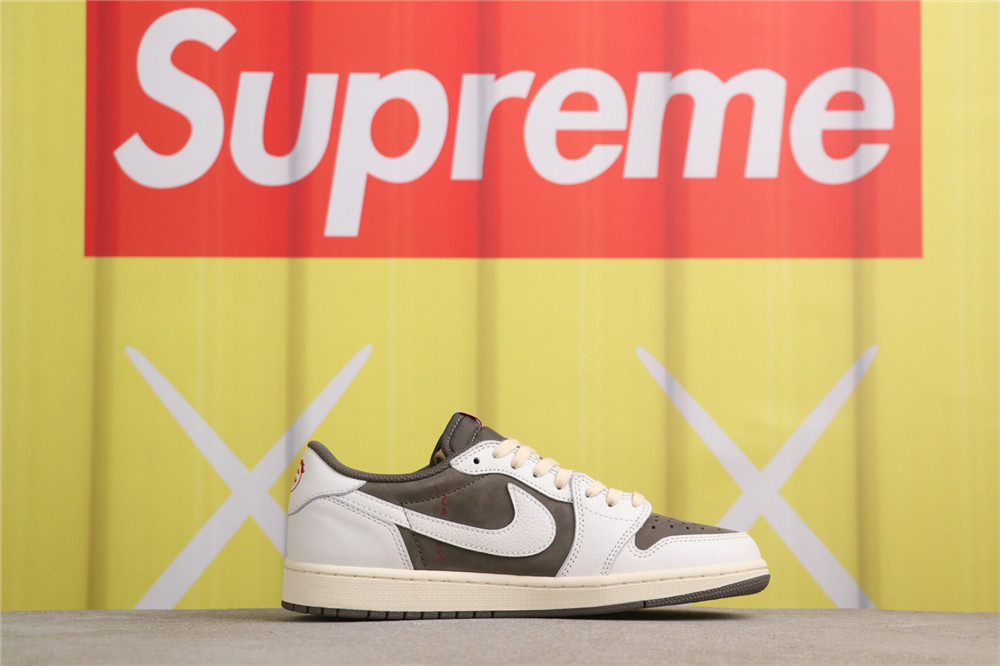 US$79 Air Jordan Travis Scott x Air Jordan 1 Low OG Reverse Mocha DM7866-162 Size 36-47.5