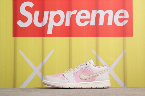 USD$31 Air Jordan 1 Low DC0774-120 白粉水蜜桃 Size 36-44（36 36.5 37.5 38 38.5 39 40 40.5 41 42 42.5 43 4