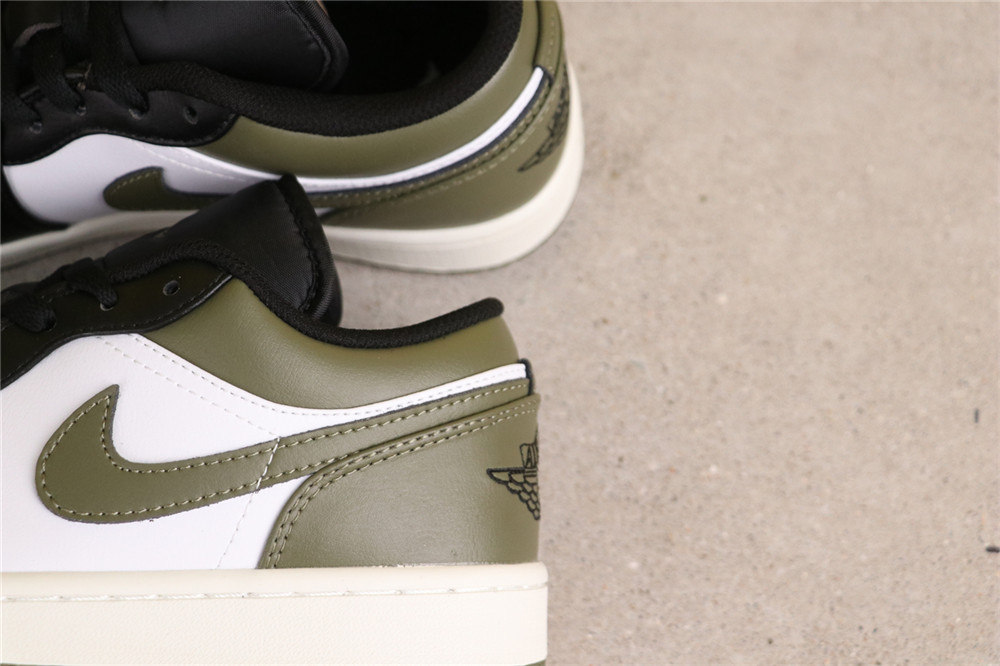 USD$40 Air Jordan 1 Low 553558-092 黑绿脚趾 Size 36-46（36 36.5 37.5 38 38.5 39 40 40.5 41 42 42.5 43 44
