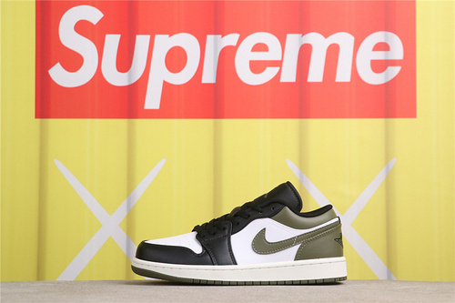USD$40 Air Jordan 1 Low 553558-092 黑绿脚趾 Size 36-46（36 36.5 37.5 38 38.5 39 40 40.5 41 42 42.5 43 44