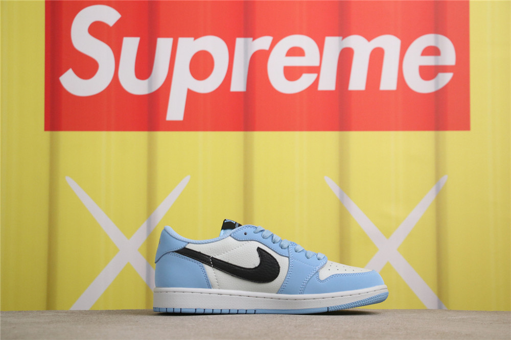 USD$40 Air Jordan Travis Scott x Air Jordan 1 Low DM7866-107 LV灰蓝 Size 36-46