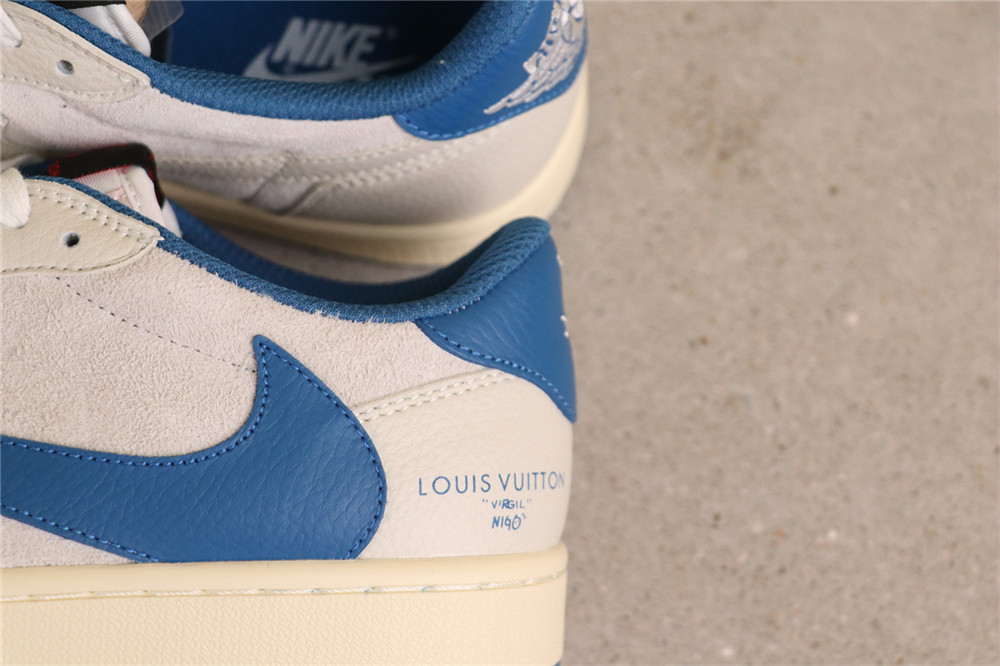 USD$40 Air Jordan Travis Scott x Air Jordan 1 Low LX1988-033 LV灰蓝 Size 36-46