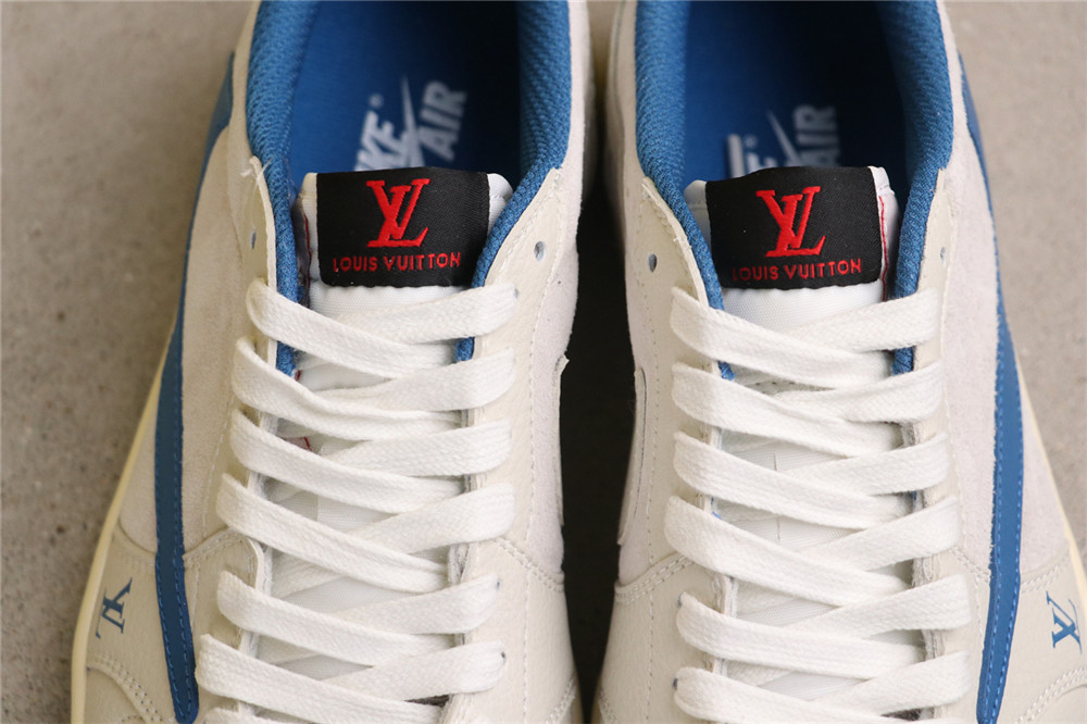USD$40 Air Jordan Travis Scott x Air Jordan 1 Low LX1988-033 LV灰蓝 Size 36-46