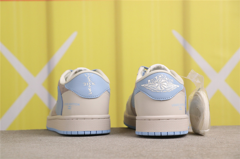 USD$40 Air Jordan Travis Scott x Air Jordan 1 Low OG SP LX1988-101 LV灰浅蓝 Size 36-45 USD$40 Air Jordan Travis Scott x Air Jordan 1 Low OG SP LX1988-101 LV灰浅蓝 Size 36-45