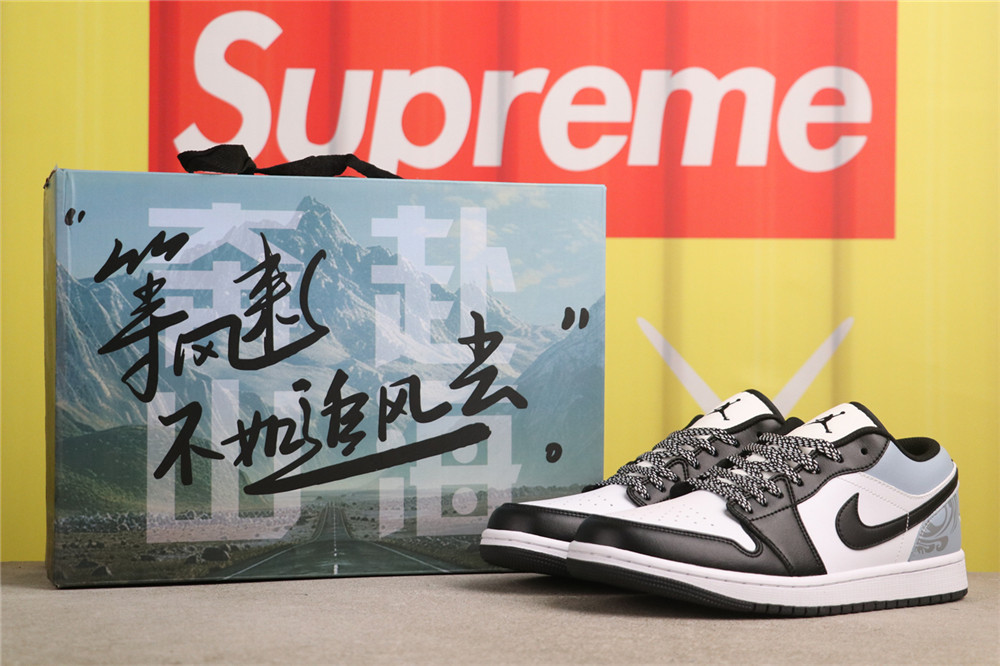 USD$44 Air Jordan 1 Low 553558-132 岔寂之地 Size 36-46（ 36 36.5 37.5 38 38.5 39 40 40.5 41 42 42.5 43 4