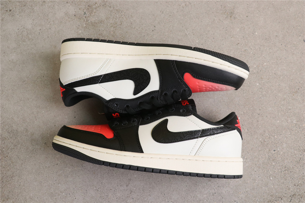 USD$44 Air Jordan 1 Low OG PSG HF8828-100 渐变粉白 Size 36-46