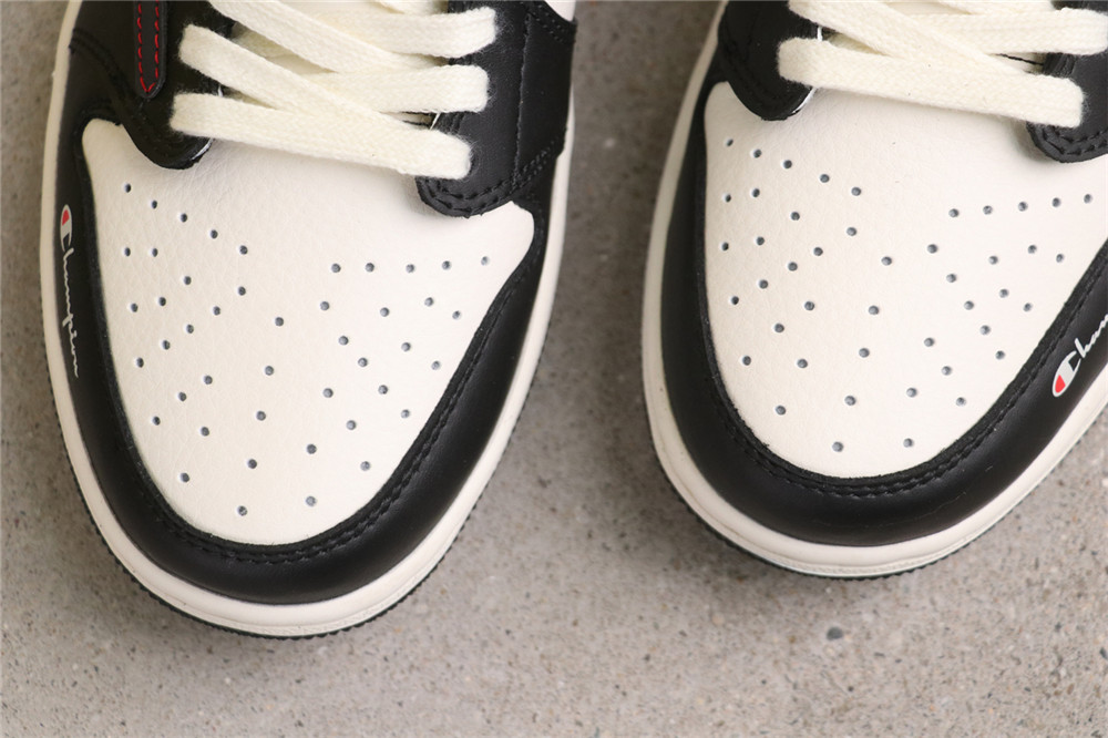 USD$44 Air Jordan A Air Jordan 1 Low OG SP QY1188-121 Champion黑白 Size 36-45