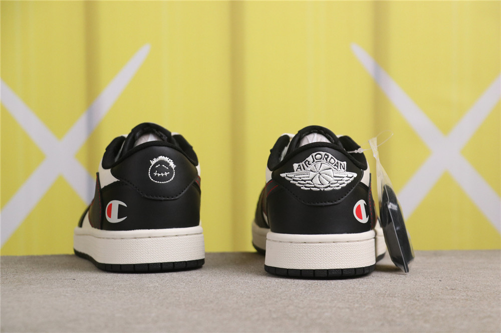 USD$44 Air Jordan A Air Jordan 1 Low OG SP QY1188-121 Champion黑白 Size 36-45