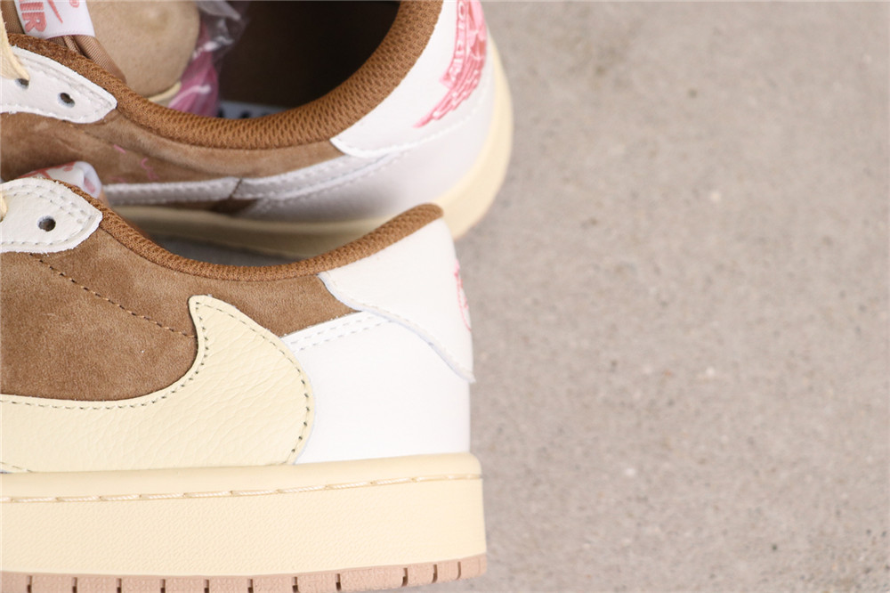USD$44 Air Jordan TRAVIS SCOTT X Air Jordan 1 Low OG SAILSHY PINK DM7866-106 米黄棕 Size 36-46 USD$44 Air Jordan TRAVIS SCOTT X Air Jordan 1 Low OG SAILSHY PINK DM7866-106 米黄棕 Size 36-46