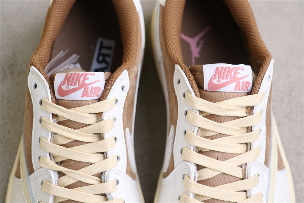 USD$44 Air Jordan TRAVIS SCOTT X Air Jordan 1 Low OG SAILSHY PINK DM7866-106 米黄棕 Size 36-46 USD$44 Air Jordan TRAVIS SCOTT X Air Jordan 1 Low OG SAILSHY PINK DM7866-106 米黄棕 Size 36-46