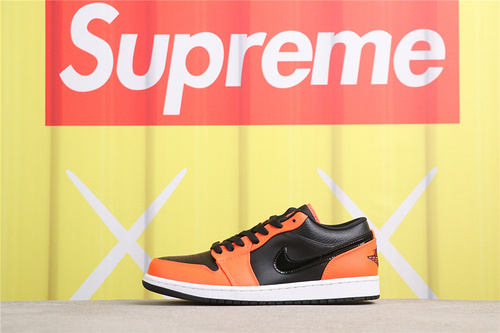 USD$48 Air Jordan 1 Low SE Black Orange CK3022-008 黑橙 Size 40-45