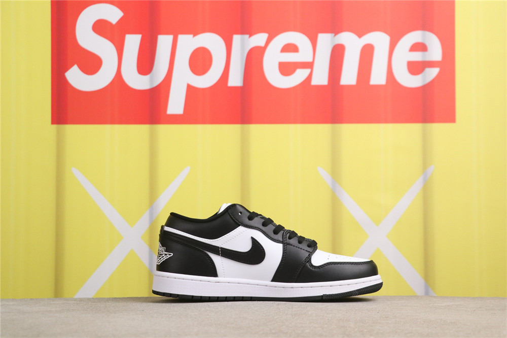 USD$48 Air Jordan A Air Jordan 1 Low Panda DC0774-101 手绘黑白熊猫 Size 36-47.5