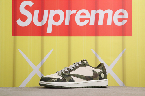 USD$53 Air Jordan 1 Low OG SP CH6336-014 猿人头迷彩 Size 36-45（36 36.5 37.5 38 38.5 39 40 40.5 41 42 42.