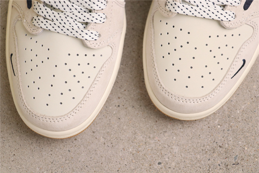 USD$53 Air Jordan 1 Low OG SP JH6088-613 Supreme印花灰黑 Size 36-45