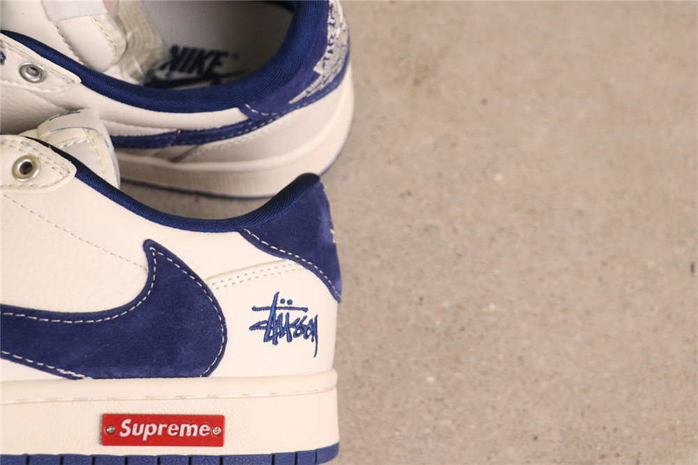 USD$53 Air Jordan 1 Low SJ2068-127 Supreme米蓝绿 Size 36-45（ 36 36.5 37.5 38 38.5 39 40 40.5 41 42 42.