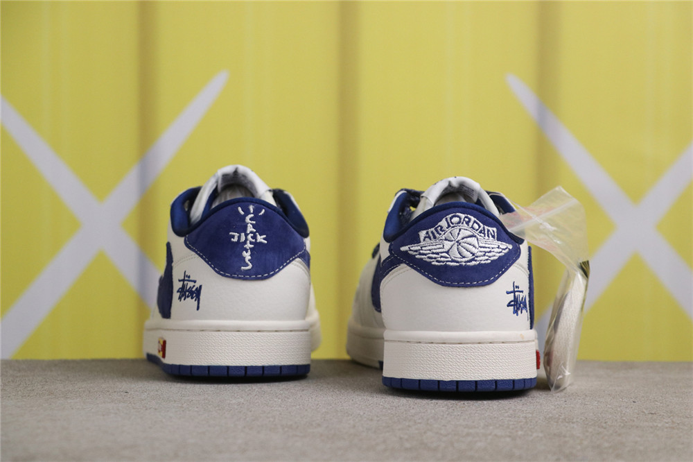 USD$53 Air Jordan 1 Low SJ2068-127 Supreme米蓝绿 Size 36-45（ 36 36.5 37.5 38 38.5 39 40 40.5 41 42 42.