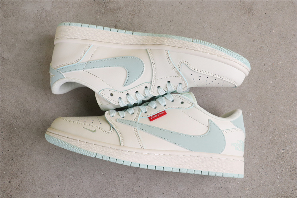 USD$53 Air Jordan Jordan Air Jordan 1 Low OG SP XZ5158-001 北面浅绿 Size 36-45