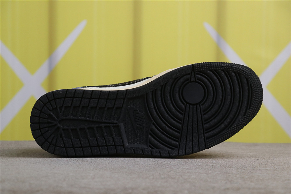 USD$57 Air Jordan 1 Low OG SP XZ2828-001 猿人头黑白蓝 Size 36-45