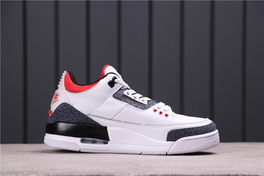 49USD Air Jordan 3 SE DNM“ Fire Red” CZ6431-100 36-46