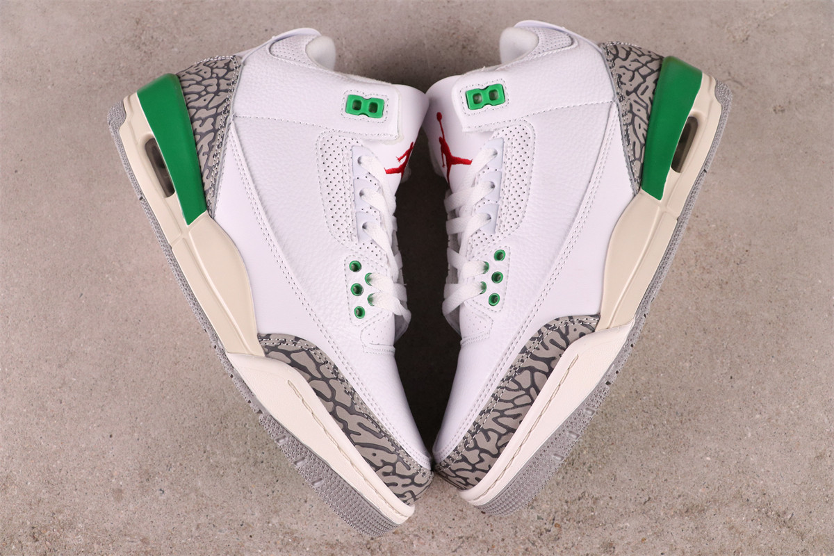 US$44 Air Jordan 3 Lucky Green CK9246-136 Size 36-47.5