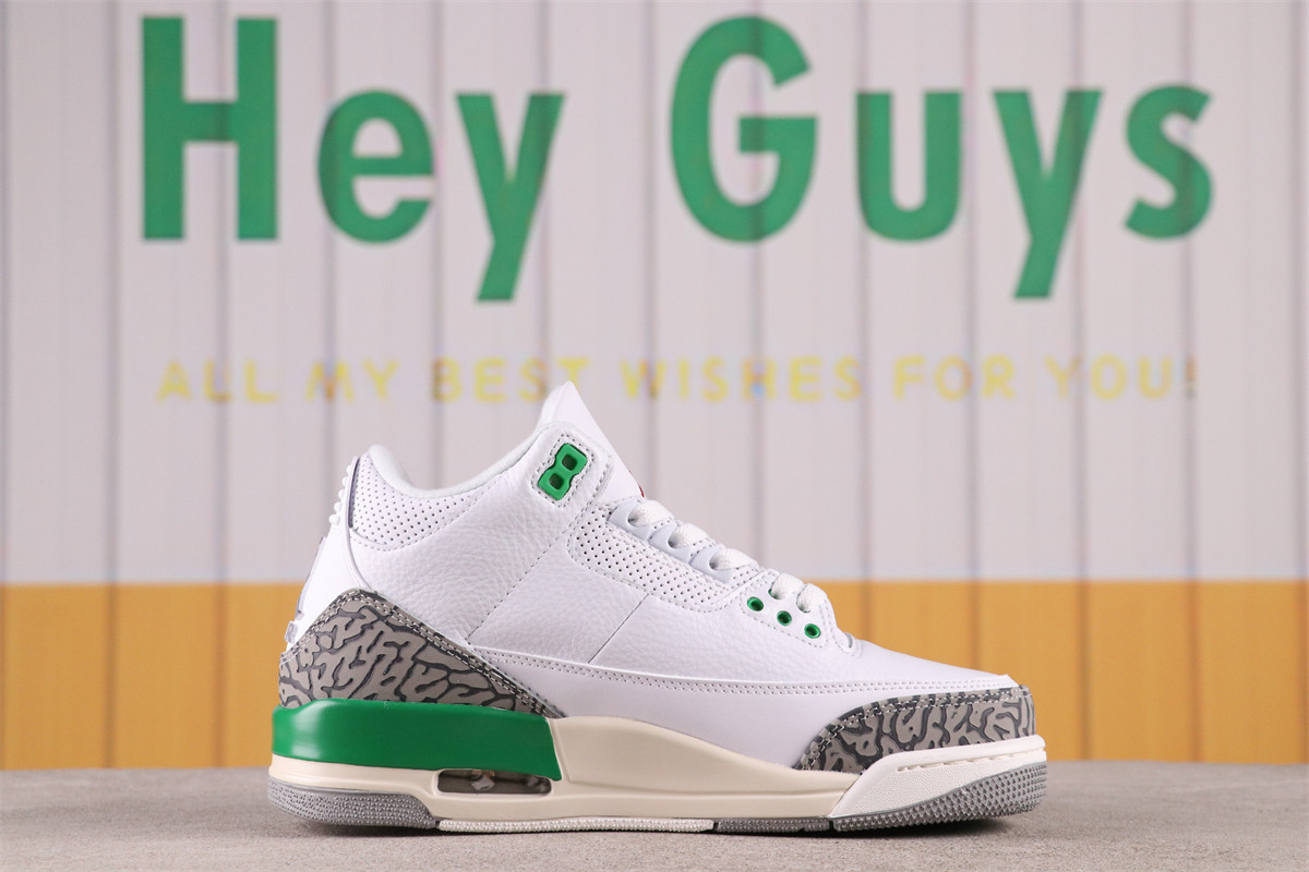 US$44 Air Jordan 3 Lucky Green CK9246-136 Size 36-47.5
