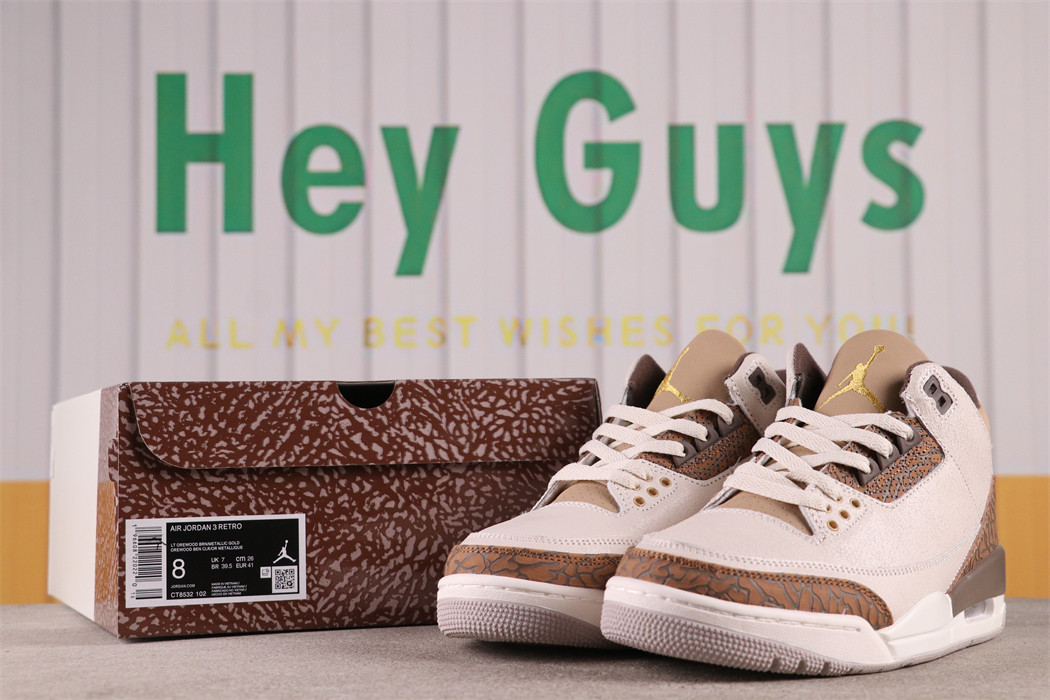US$48 Air Jordan 3 Palomino CT8532-102 Size 36-46