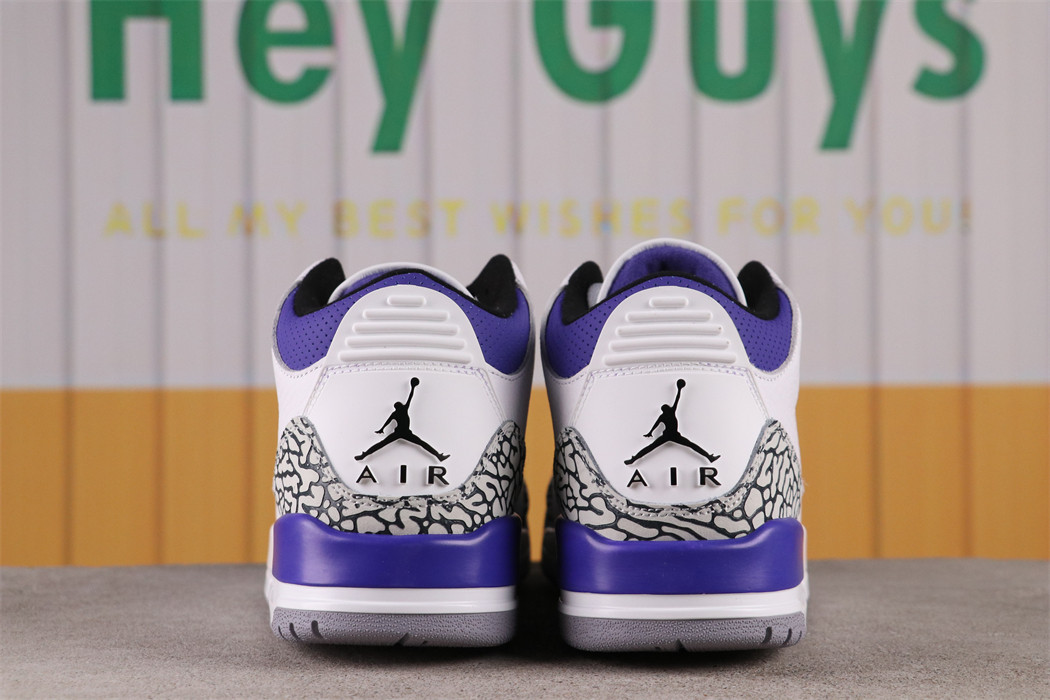 US$53 Air Jordan 3 Dark Iris CT8532-105 Size 36-47.5